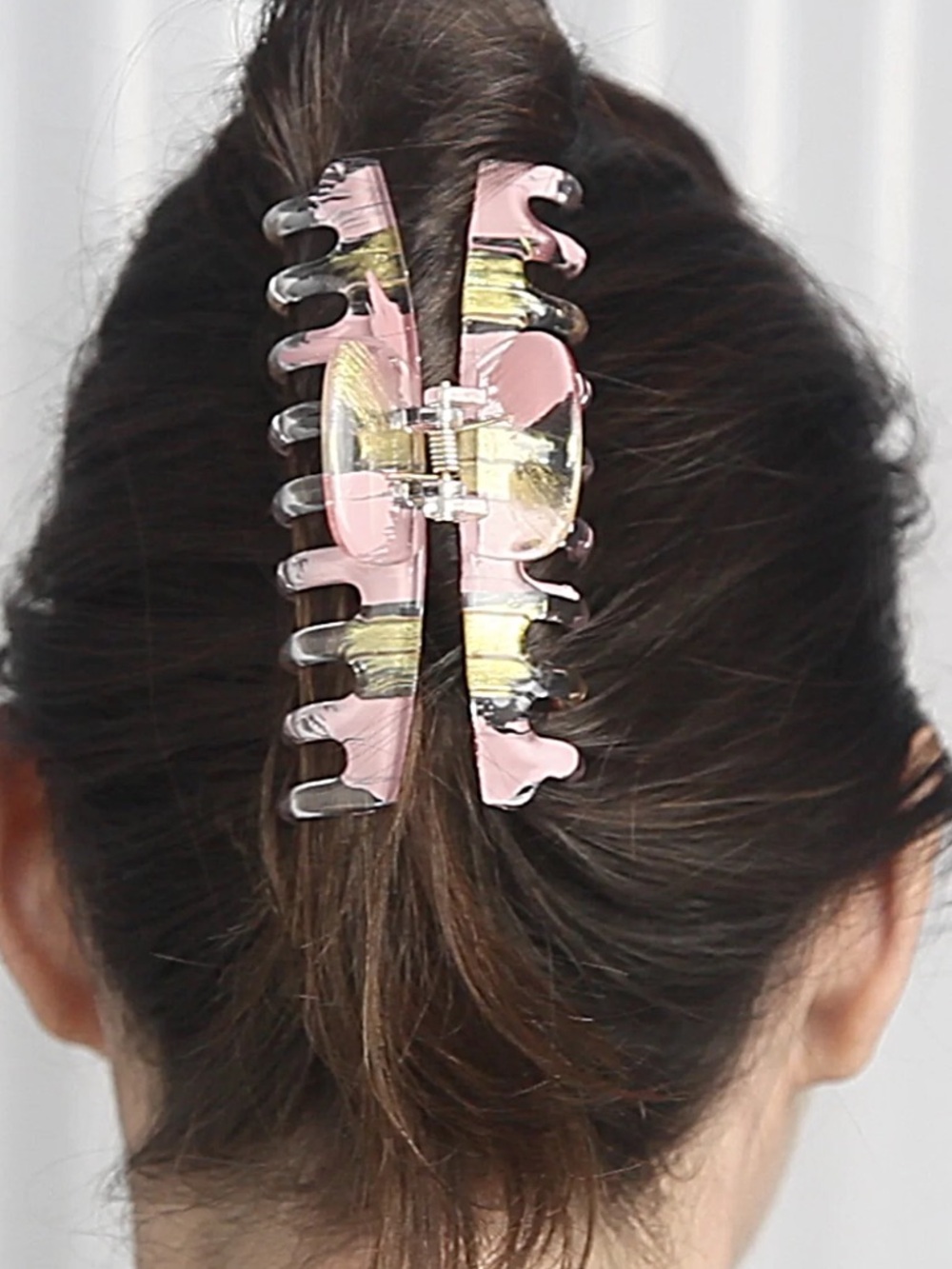 Pink Hair Claw Clip